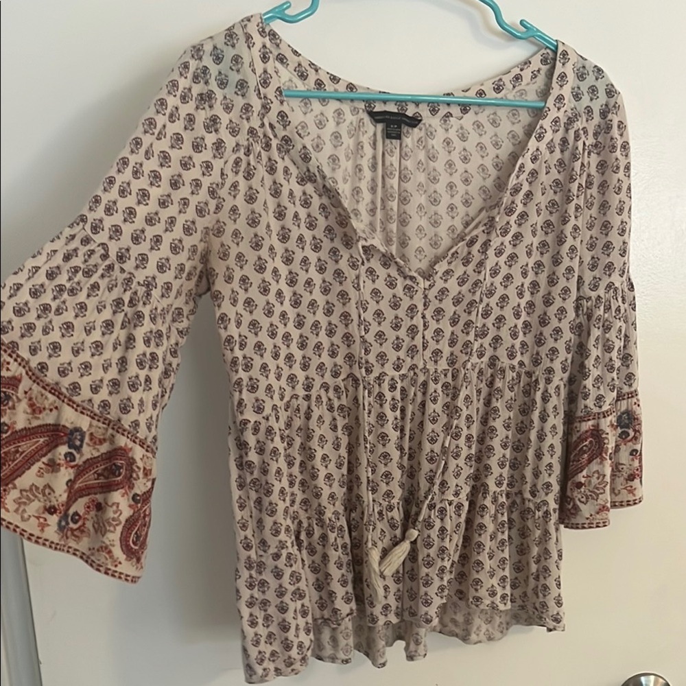 Bohemian Paisley Women's Blouse
